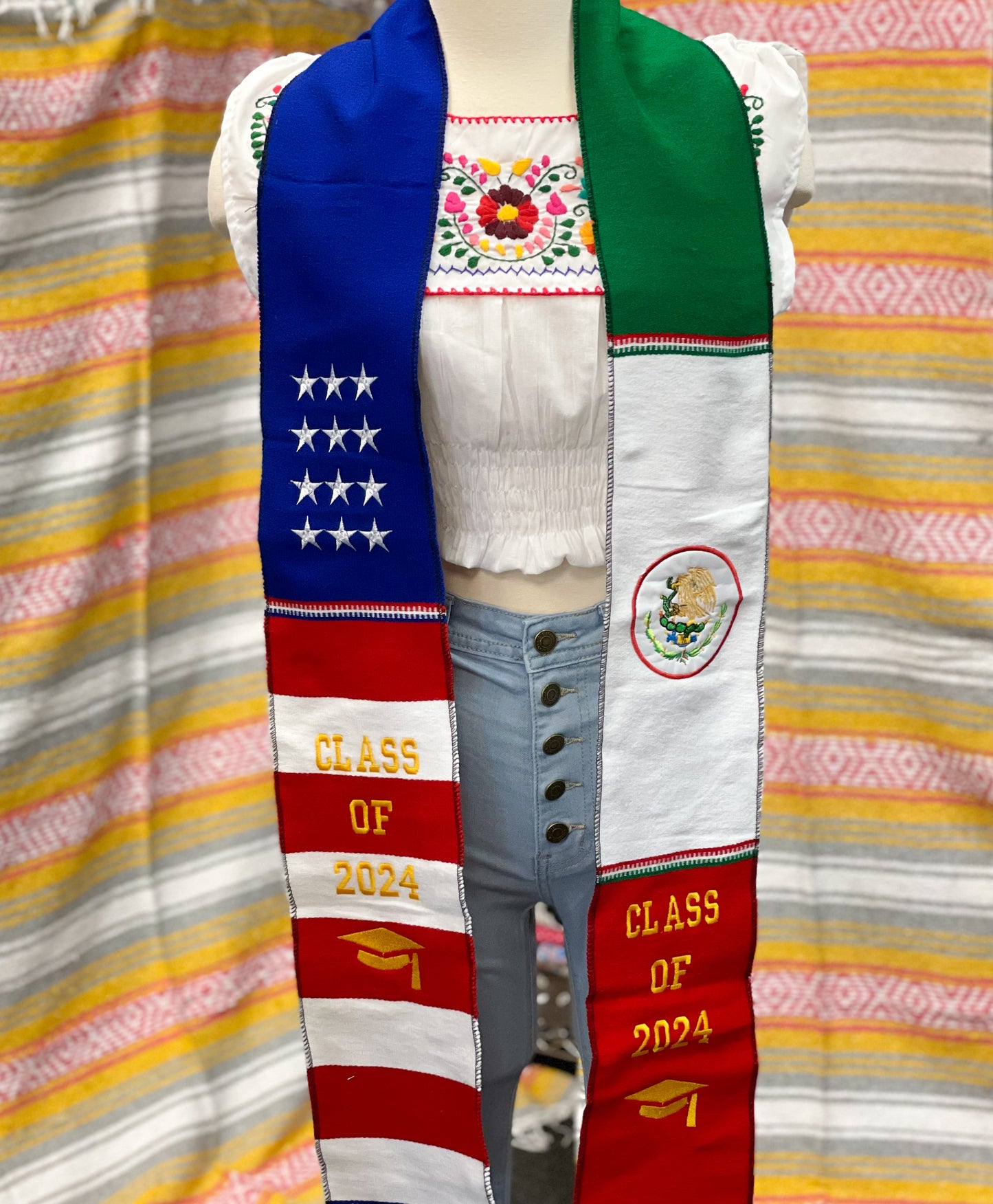 Mexico & USA | 2024 Graduation Stole