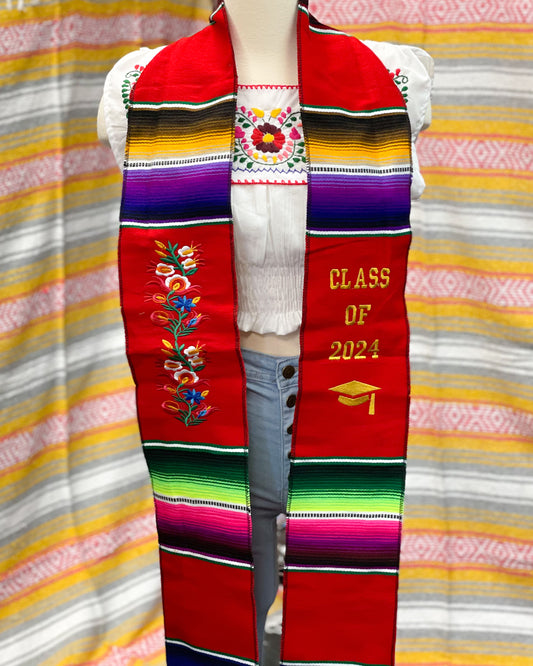 Flowers | 2024 Graduation Stole