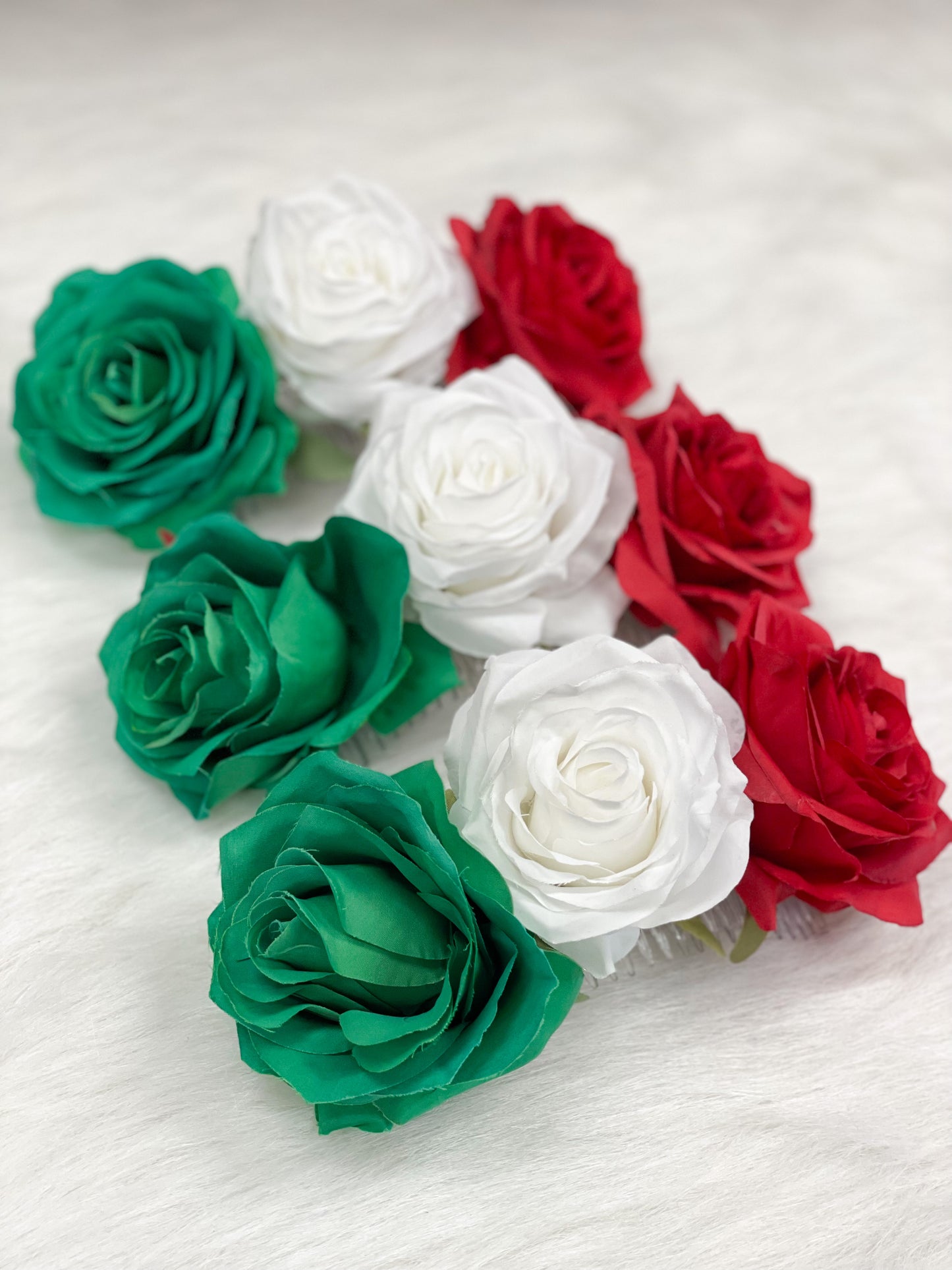 Tricolor | Flower Hair Comb