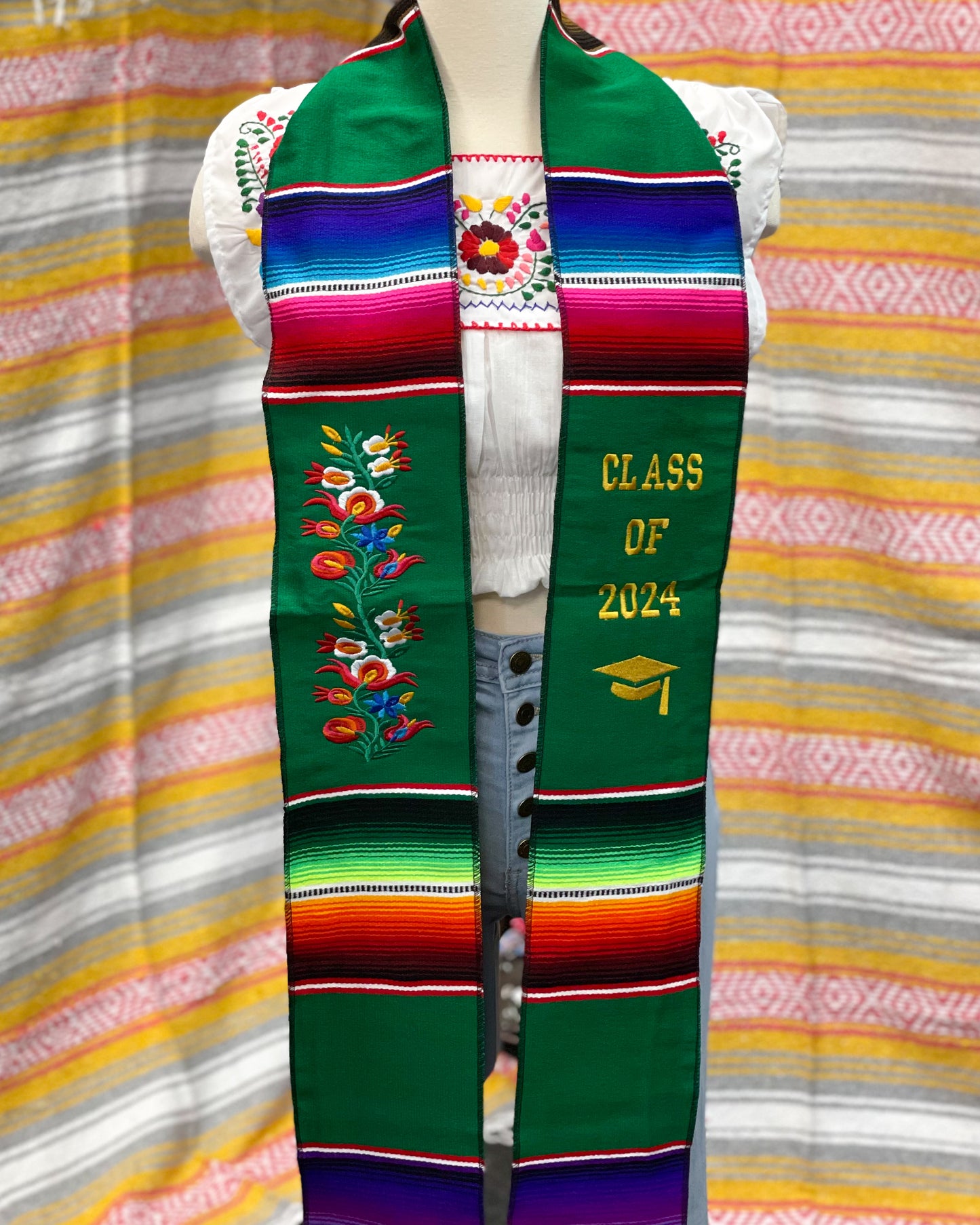 Flowers | 2024 Graduation Stole