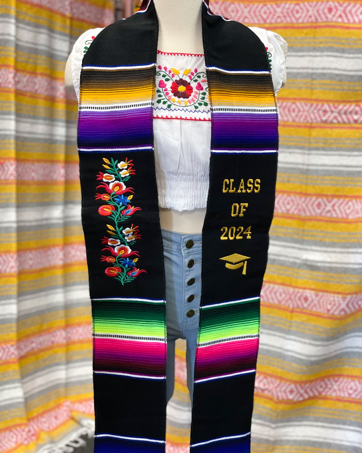 Flowers | 2024 Graduation Stole