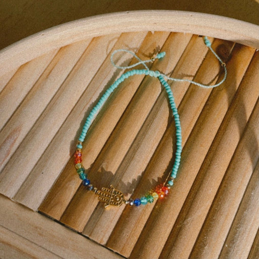 Turquoise | Hamsa Hand Bracelet