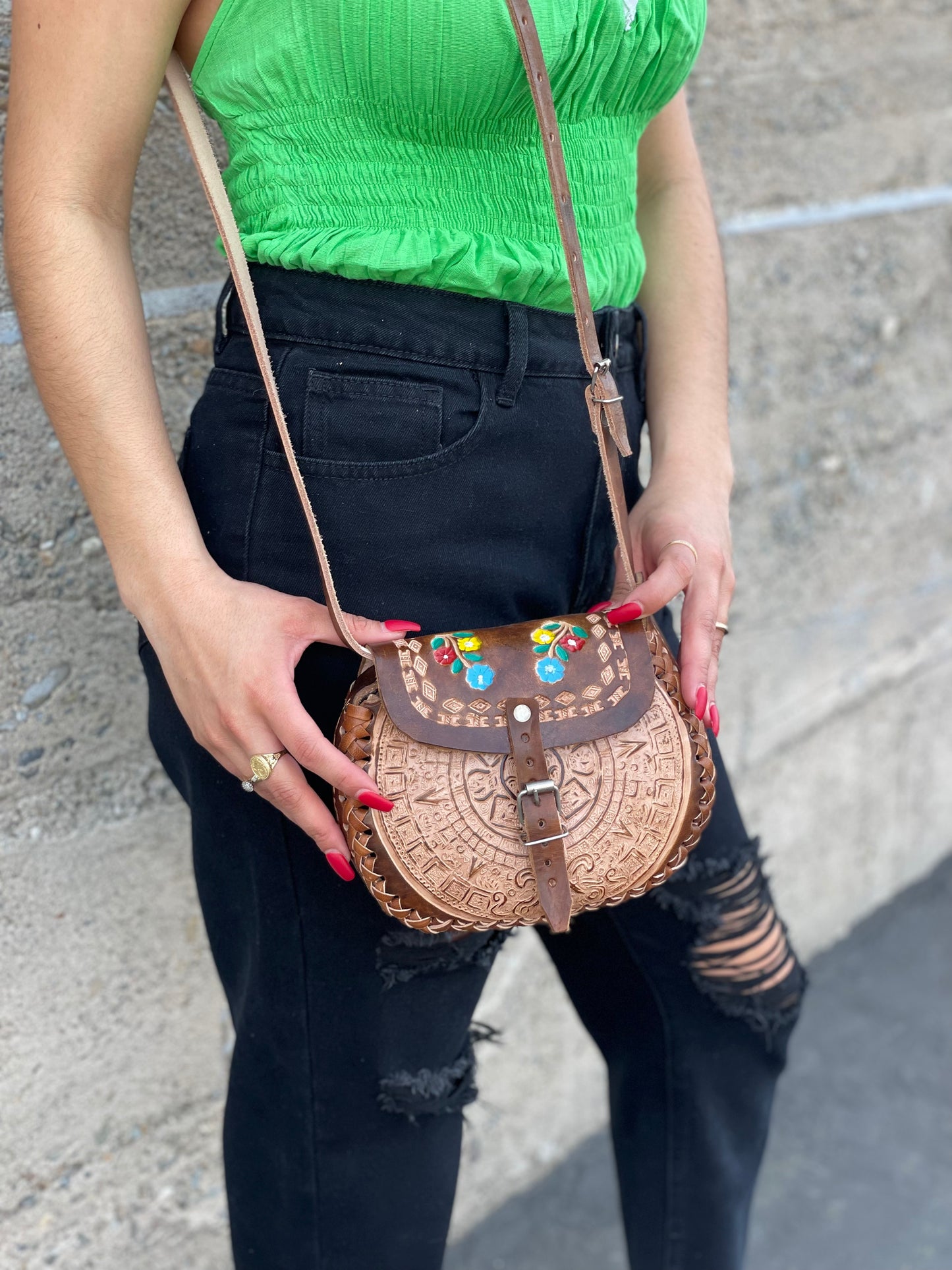 Half Circle | Leather Purse