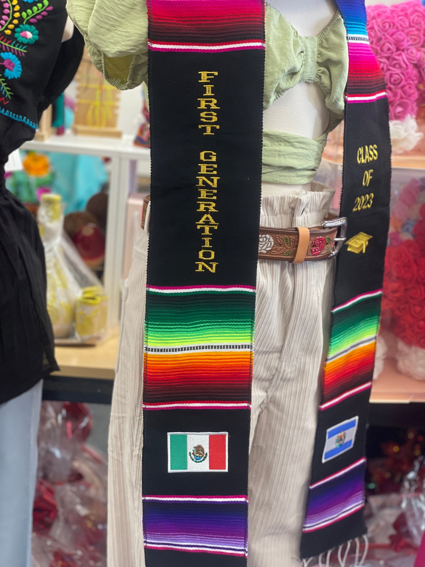 Mexico & Salvador | 2023 Graduation Stole