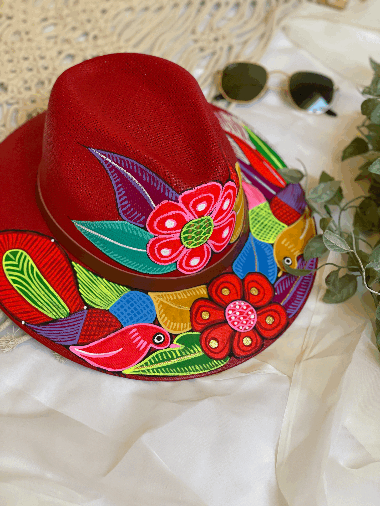 prisca | painted hat